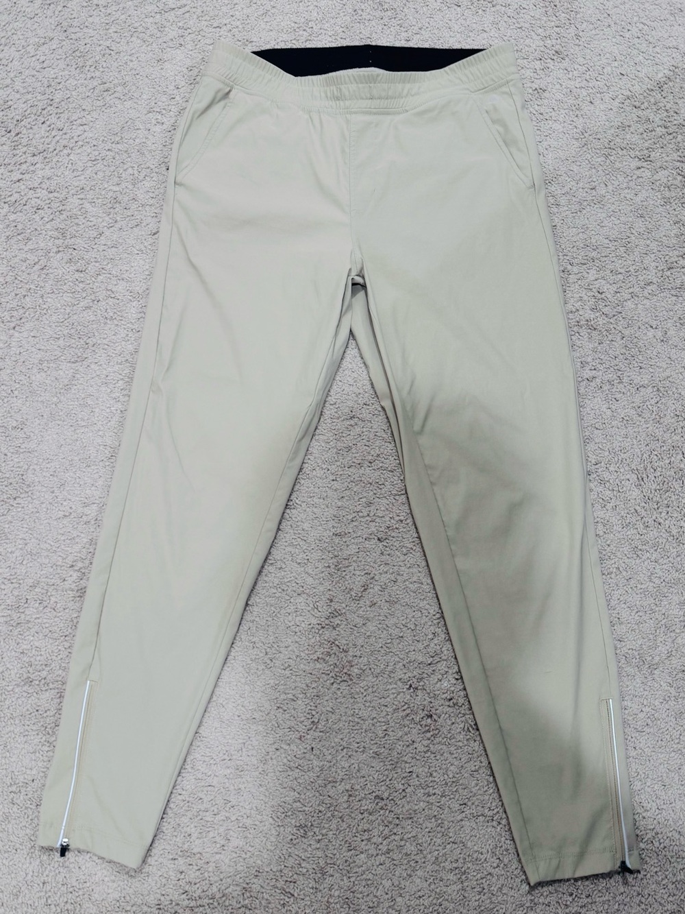 Kenneth Cole Men's Light Beige Performance Pants